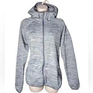 Merrell Jacket Womens Gorpcore Gray Sweatshirt Hoodie Fullzip fleece XL